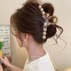 4 Women's Hair Clips, High-end Feel Claw Clips for the Back of the Head, Shark Clips with Elegant Summer Hair Accessories