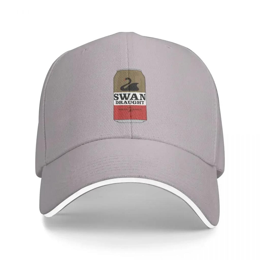 New Handdrawn Swan Draught Can Cap Fashion Casual Baseball Caps Adjustable Hat Hip Hop Summer Unisex Baseball Hats