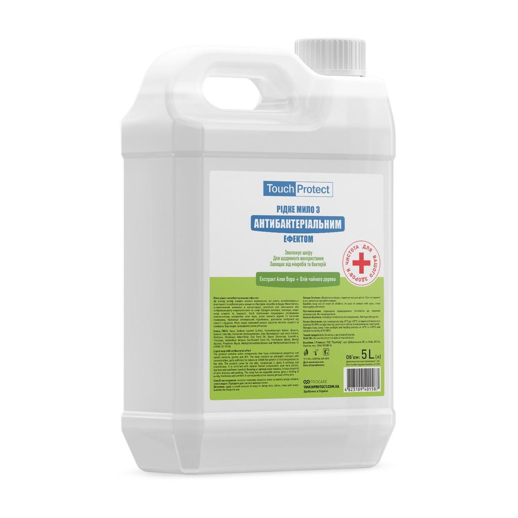 Liquid Soap with Antibacterial Effect Aloe Vera-Tea Tree Touch Protect 5 L