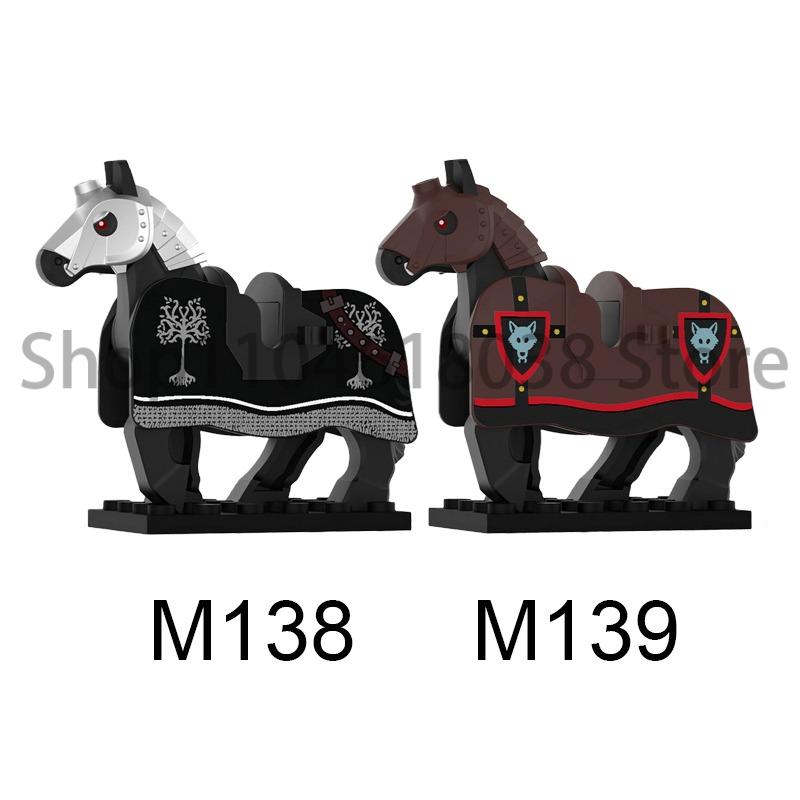 Средневековые Военные Фигурки Осьминог Морской Демон Рыцари Строительные Блоки Оружие Аксессуары Меч Храм Копье Щит MOC MINiBricks