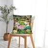 My S-Singings M-Monsters Pillow Case  Kawaii Pillow Cover Graphic Pillowcases For Living Room Sofa
