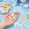 1set 1600pcs 2 colors Plastic Pendants Flat Round Mixed color 19x0.2mm Hole: 5mm 800pcs/color