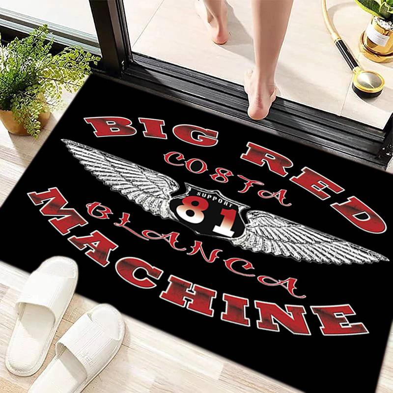 Gang Motorcycle enthusiasts Hells Angels Motorcycle Club carpet is suitable for living room and bedroom doormats office balcony decorative carpet V8
