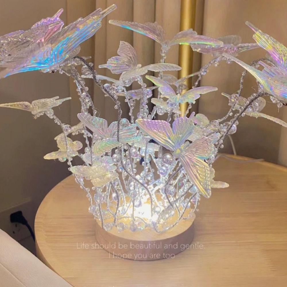 Ночник-бабочка ручной работы, Сделай сам, Лампа для чтения, Настольная декоративная лампа, Парень и девушка