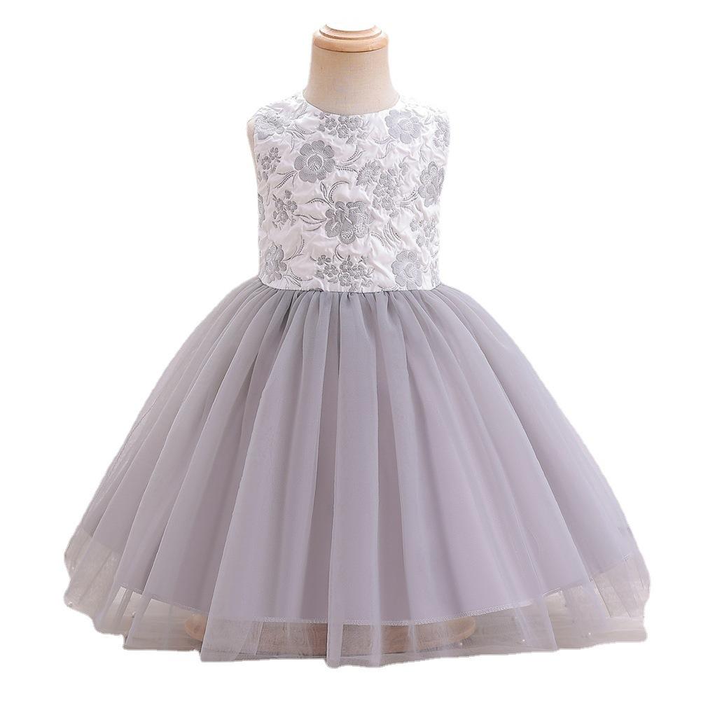 Girls Dresses Infant Weekly Dresses Vest Mesh Dresses - Princess Dresses Puffy Skirts Party and Banquet Dresses