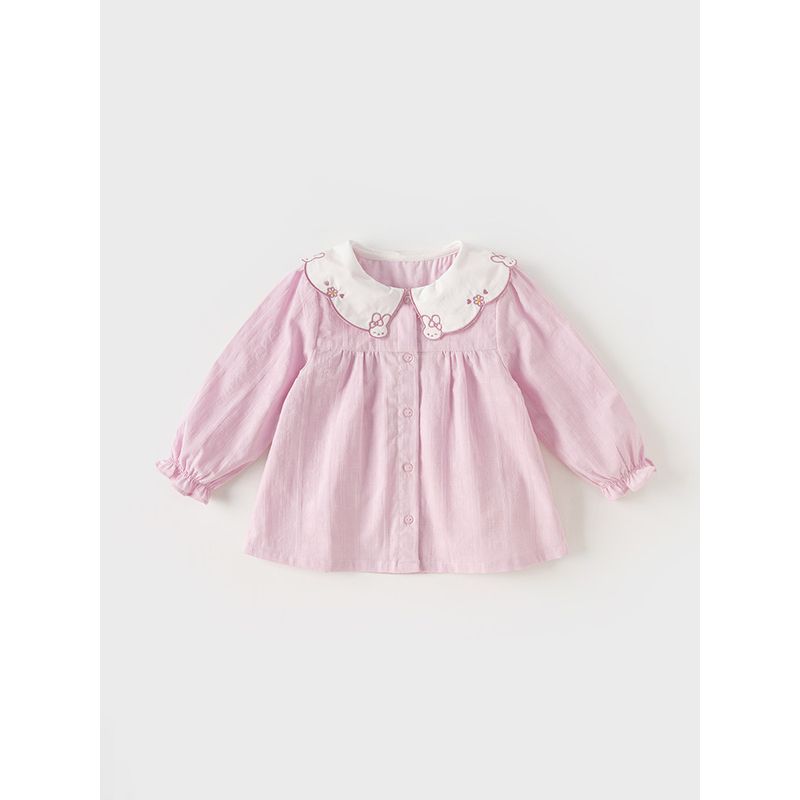 Children's Clothing Pure Cotton Baby Girl Top Children's Shirt