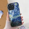 Чехол для телефона 'Масляная живопись' для iPhone 17 Pro Max Чехол iPhone 13 16 15 11 12 14 Pro Max 17 Air 16E SE 7 8 Plus XR Ударопрочный чехол