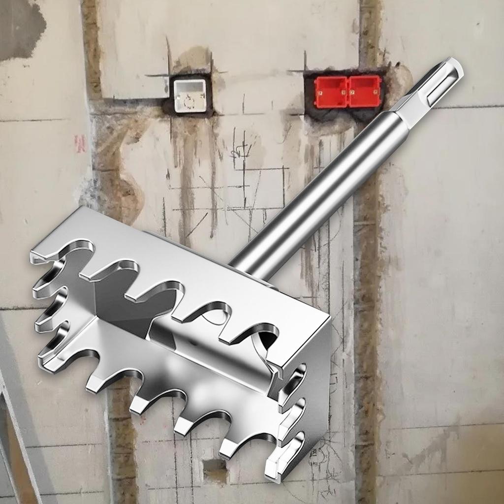 Квадратный фрезер для пазов Подходит для розеток типа 86 Сверхмощный Фрезер для пазов Резьба для цемента Ремонт дома DIY Проект Кирпич Бетон