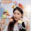 Toy Story Zootopia Lilo&Stitch Winnie the Pooh Lotso Plush Stuffed Toys Doll Cute Couple Keychain Pendant Christmas Gift