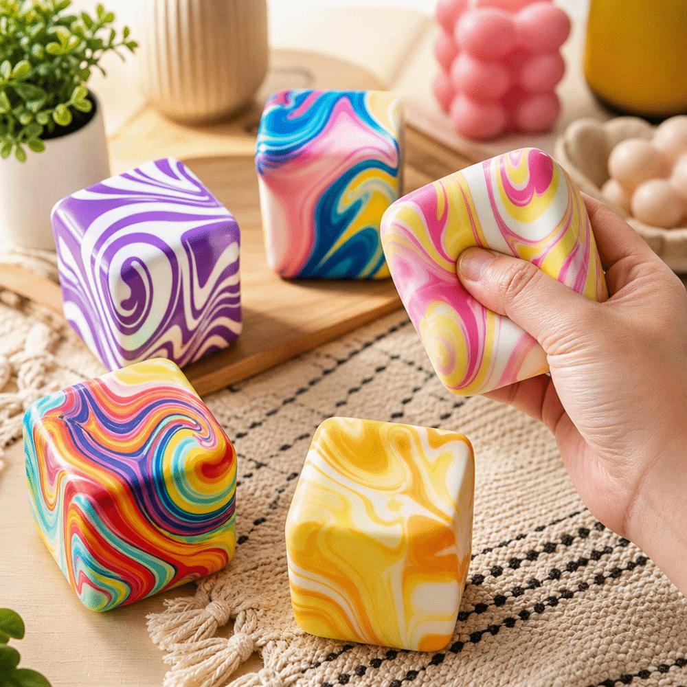 7cm Cheese Pinch Super Soft Slow Rebound Fidget Toy Cheese Stress Ball Home Decoration