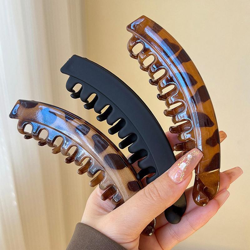 Заколки для волос однотонные заколка-банан женские аксессуары для волос заколки для хвостика заколки-крабы шпильки головные уборы