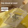 Large Metal Cat Litter Scoop with Fine Holes - Dual Function Shovel and Sifter, Non-Stainless Steel