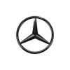 AABGY1 3D ABS silver/Black 9cm 90mm car rear Tail Trunk emblem badge sticker Decals For Mercedes Benz W117 W177 W176 X253 W247 W213