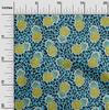 oneOone Cotton Poplin Light Blue Fabric Kawai Sewing Material Print Fabric By The Yard 42 Inch