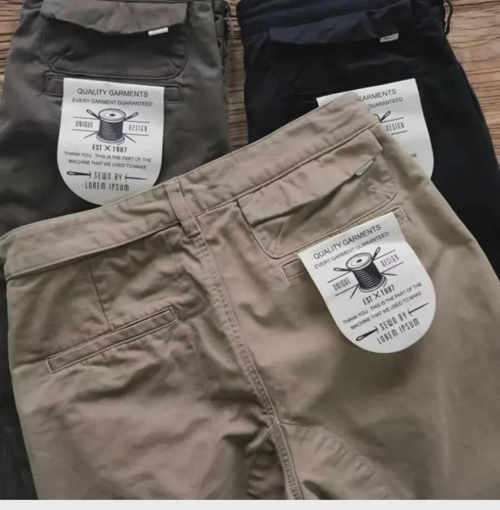 Мужской хлопковый прямой повседневный комбинезон - 2024 American Retro High Street Fashion