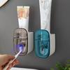 1 PCS Automatic Toothpaste Dispenser Bathroom Accessories Wall Mount Lazy Toothpaste Squeezer Toothbrush Holder