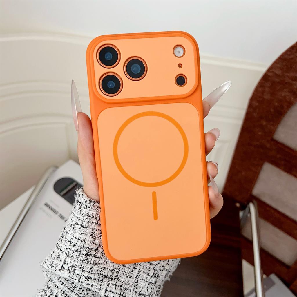For iPhone 17 Pro Max Case Compatible with MagSafe Dual Color Skin Touch TPU PC Shockproof Phone Cover