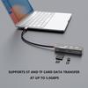7-в-1 USB-C USB 3.0 Хаб Док-станция USB C на HDTV 4K60Hz PD100W Адаптер для чтения карт Micro SD Конвертер для Macbook Ноутбука Телефона