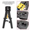 RJ45 Crimper Tool Cat5e Connector Crimping Tool End Pass Through RJ11/12