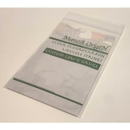Manoa Origin Low-G Ukulele String Set, Manufacturer-Recommended Custom Gauge (Fluorocarbon & Wound Strings) EHA-CFCLGSet