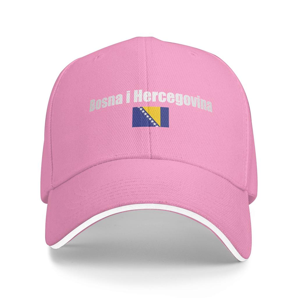 Bosnia And Herzegovina Flag Baseball Cap  Summer Casual Trucker Hat For Unisex Outdoor Sports Sun Snapback Cap