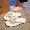 Fashion White Woman Flip Flops Slippers Flowers Sandals Soft On Beach Shoes for Women Casual New Collection Eva Summer Sale Shoe Slides