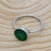 Green Onyx 925 Sterling Silver Ring, Onyx Gemstone Handmade Women Boho Ring