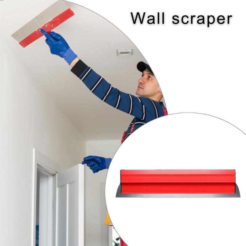 precisions Paint Wallpaper Edge Protector Steel Scraper with Measurement Multifunction Paint Edge Controllers for Clean Lines