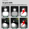 Multifunctional Keychain COB Flashlight Rechargeable 6 Modes Super Bright Torch Mini Work Light Outdoor Fishing Camping Lantern