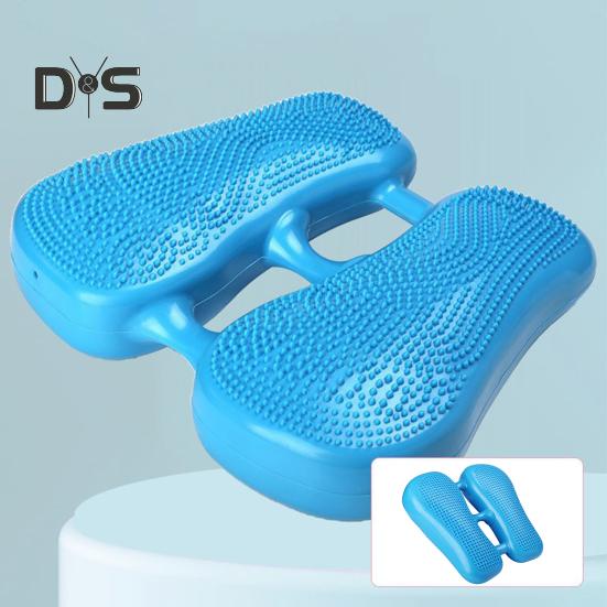 Надувной степпер с противоскользящим покрытием для йоги, тренировки равновесия, педальный тренажер, коврик для домашнего офиса, тренажерного зала, многофункциональный воздушный степпер, портативное фитнес-оборудование