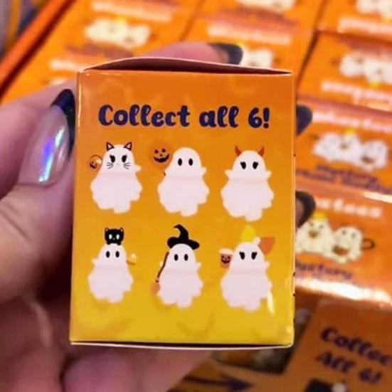 Halloween Ghost Phone Buddy Mini Ghost Figures Adhesive Phone Accessory Cute Stick-On Ghost Phone Topper for Smartphone Desk Decor