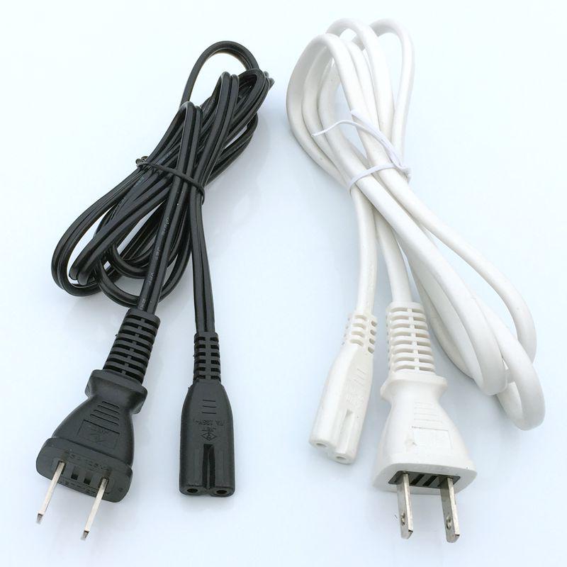 Japanese Standard C17 Angled Power Cord with Flip-Over Two-Pin AC Plug