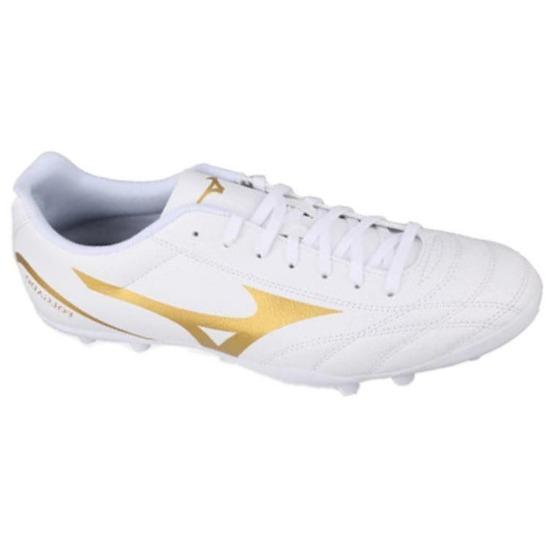 Mizuno Удобный Универсальный АГ (Резиновые короткие шипы) Искусственный газон Нескользящие Прочные Футбольные бутсы Унисекс Футбольные бутсы Белый Платиновый P1GA249407