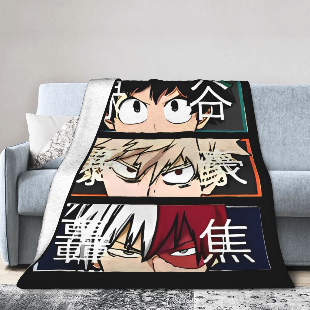 Даби Пледы Академия Аниме Манга Шерсть Потрясающие Мягкие Пледы для Дома Осень/Зима