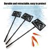 Fishing Landing Net with Telescoping Pole Long Handle Multipurpose Swimming Pool Leaf Skimmer Net Ultra Fine Mesh Netting Bag