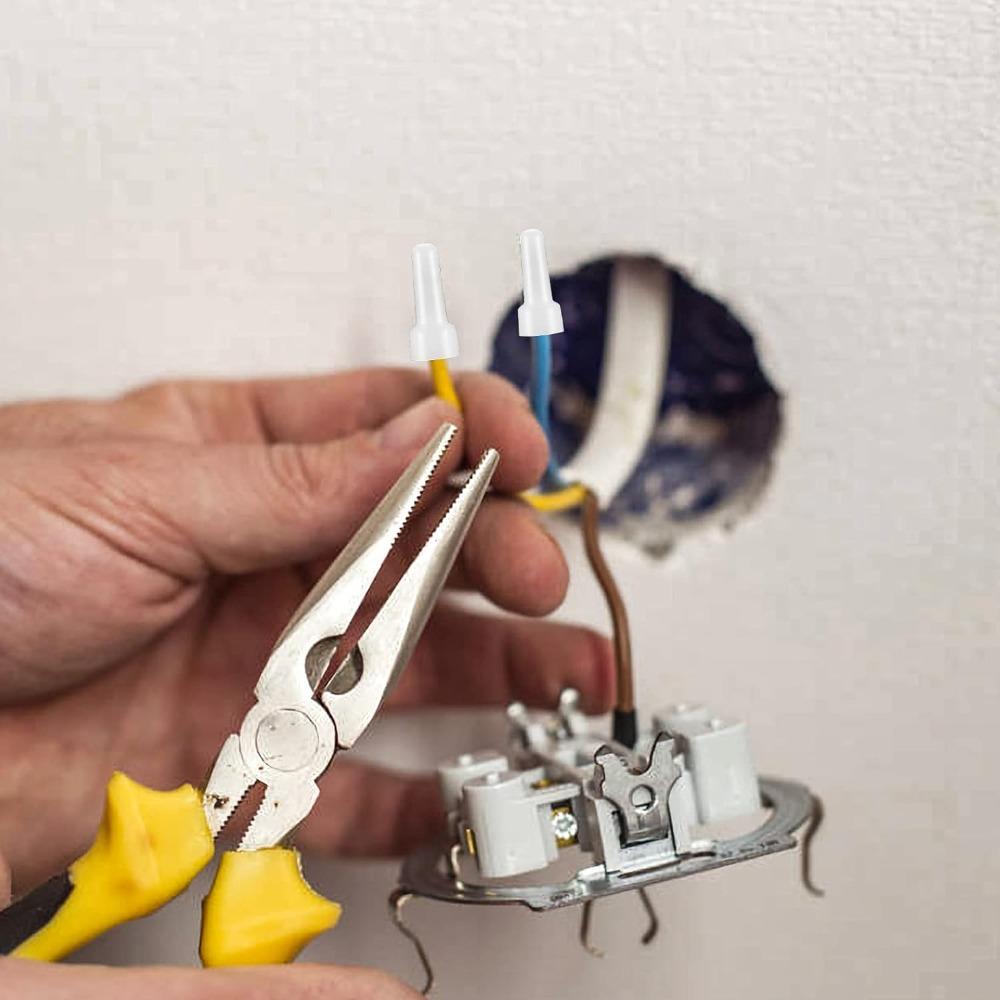 250 Pcs 12-10GA Closed End Wire Connector 16-14 Insulated Terminal Cable Terminals Crimp Terminal