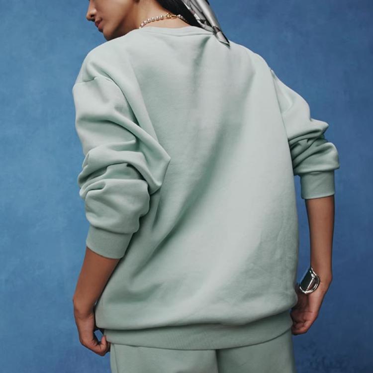 adidas Спортивная повседневная толстовка Originals Classic Series с круглым вырезом, унисекс, светло-зеленая JL8385