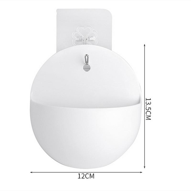 Wall Vase Interior Levitating Vase Artificial Flower Basket Wall Planter Hanging Vases Home Decoration Storage Organizer Pot