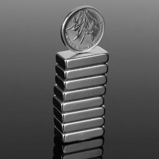 8 шт. 20x10x5 мм N52 кубовидные редкоземельные неодимовые магниты на холодильник супер сильный блок