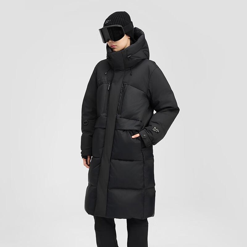 Gaovon Black Gold Snow Shell 5.0 Unisex Long Hooded Goose Down Parka