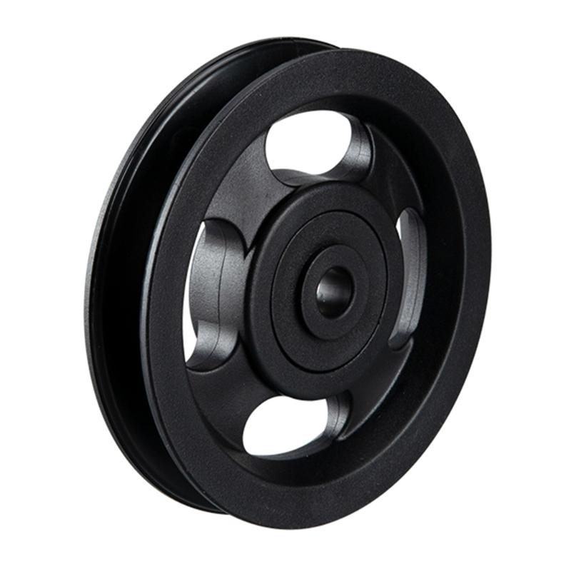 Wearproof Pulley Bearing Pulley Round Fitness Pulley Wheel Replacement Gym Cable Pulley Wheel Nylon Bearing Pulley Wheel