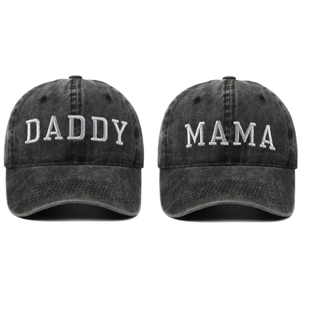 Vintage Parent-child Baseball Hats Adjustable Family Matching Baseball Cap Sport Visors Cap Gifts