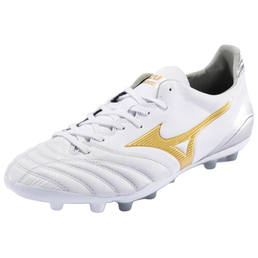 Mizuno Morelia Neo Kl Ii Удобные Нескользящие Прочные Футбольные Бутсы Мужские кроссовки Белый Желтый P1GA205950