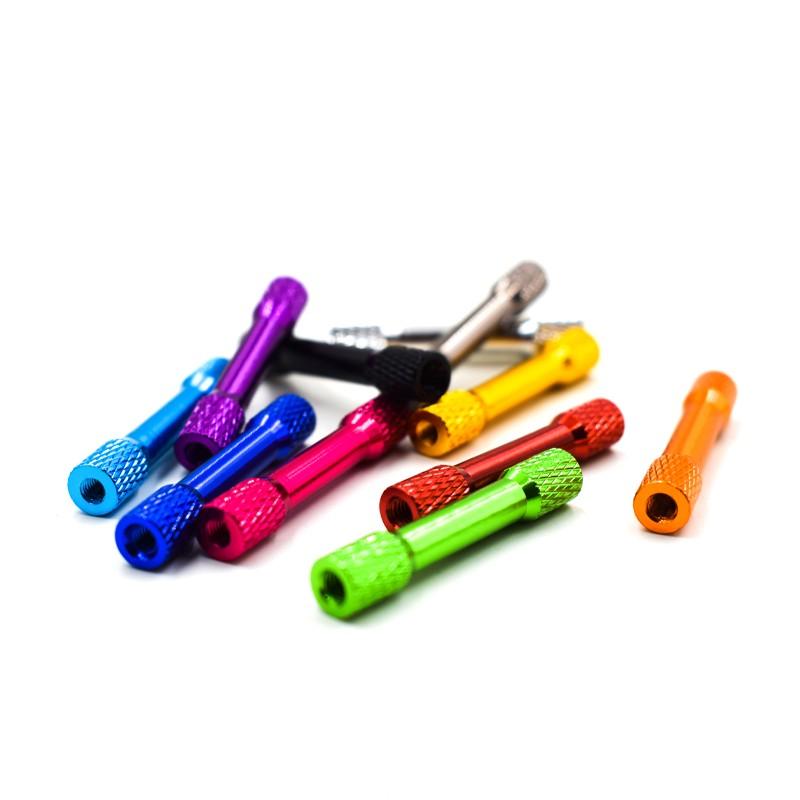 10PCS Crossing Machine FPV Frame M318 25 28 30 32 35mm I-Type Aluminum Column Mesh Anti-Slip Color Aluminum Column