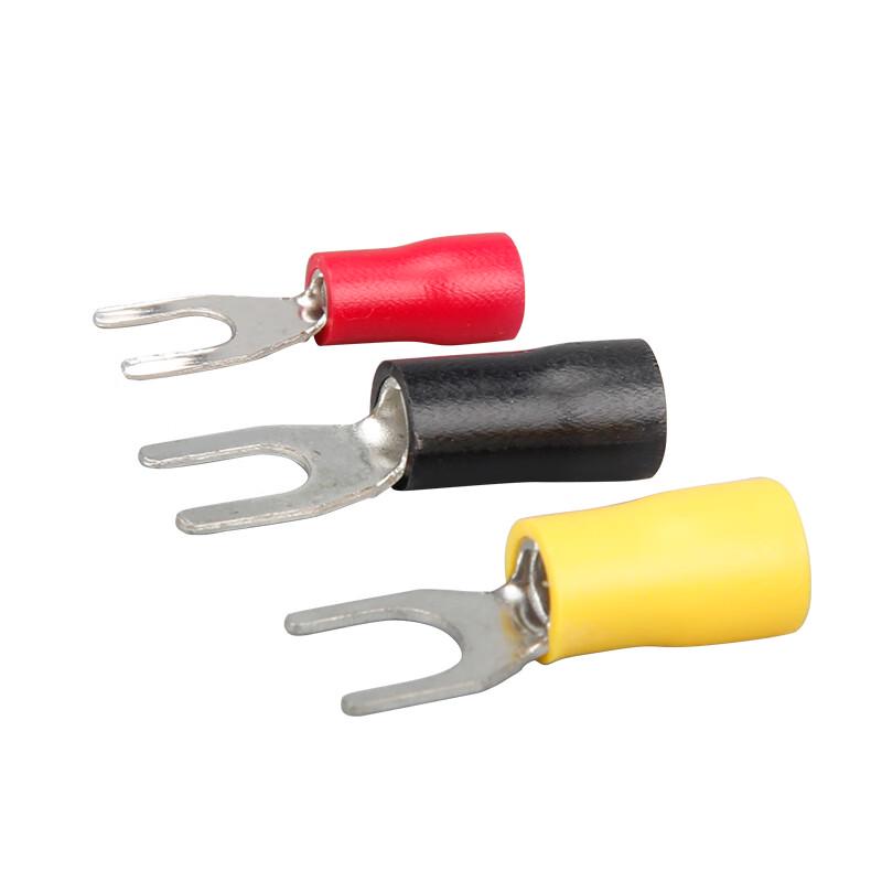 BOWERY SV2-4M Fork Pre-Insulated Cold Press Wire Terminals