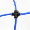 1Pcs Quick pneumatic plastic joint PU pipe butt joint, hose trachea joint,  pneumatic components.Quick plug pneumatic valve