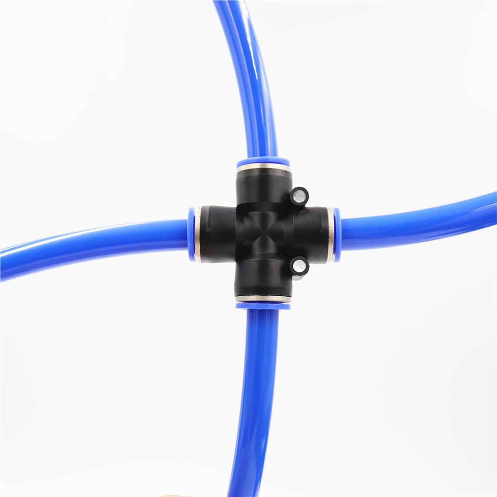 1Pcs Quick pneumatic plastic joint PU pipe butt joint, hose trachea joint, pneumatic components.Quick plug pneumatic valve