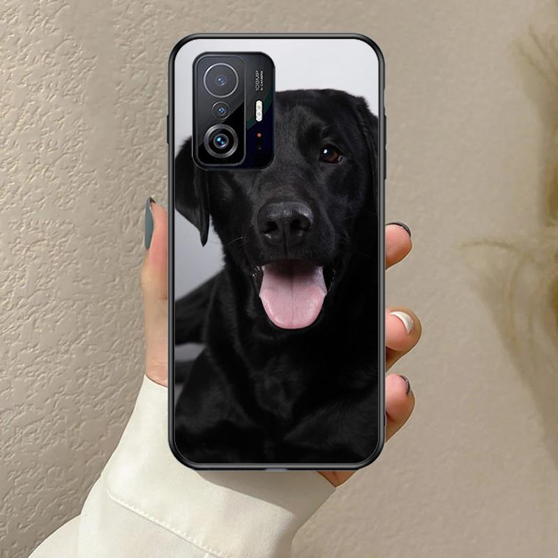 Black Labrador Dog Funda For POCO F5 F3 M5s C40 F4 GT X3 X4 X5 Pro Case For Xiaomi 12 13 Lite 11T 12T Pro 12X