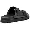 UGG Capitola Fashion Simple Slide Sandals Мужская обувь черного цвета 1153102-BLACK
