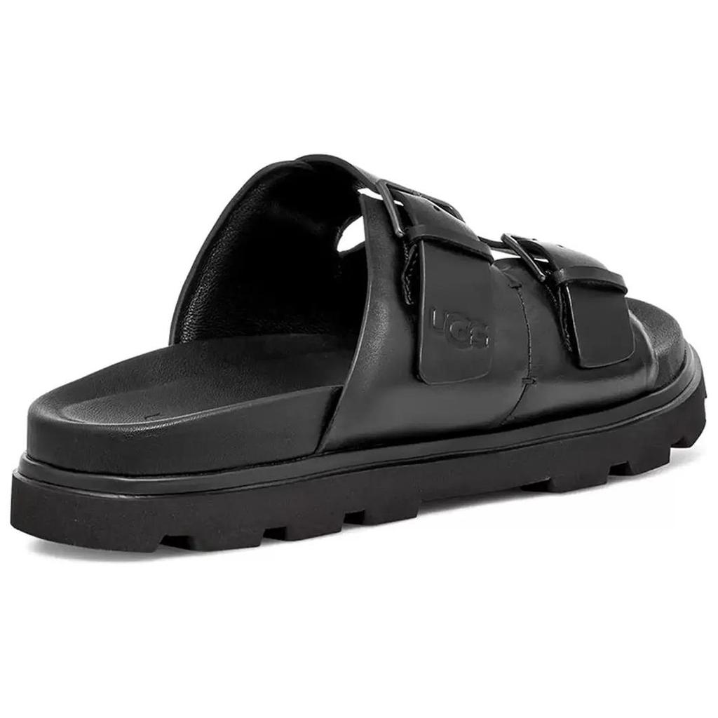 UGG Capitola Fashion Simple Slide Sandals Мужская обувь черного цвета 1153102-BLACK